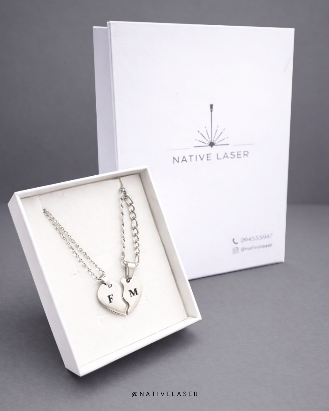 Cadenita de corazón Personalizada