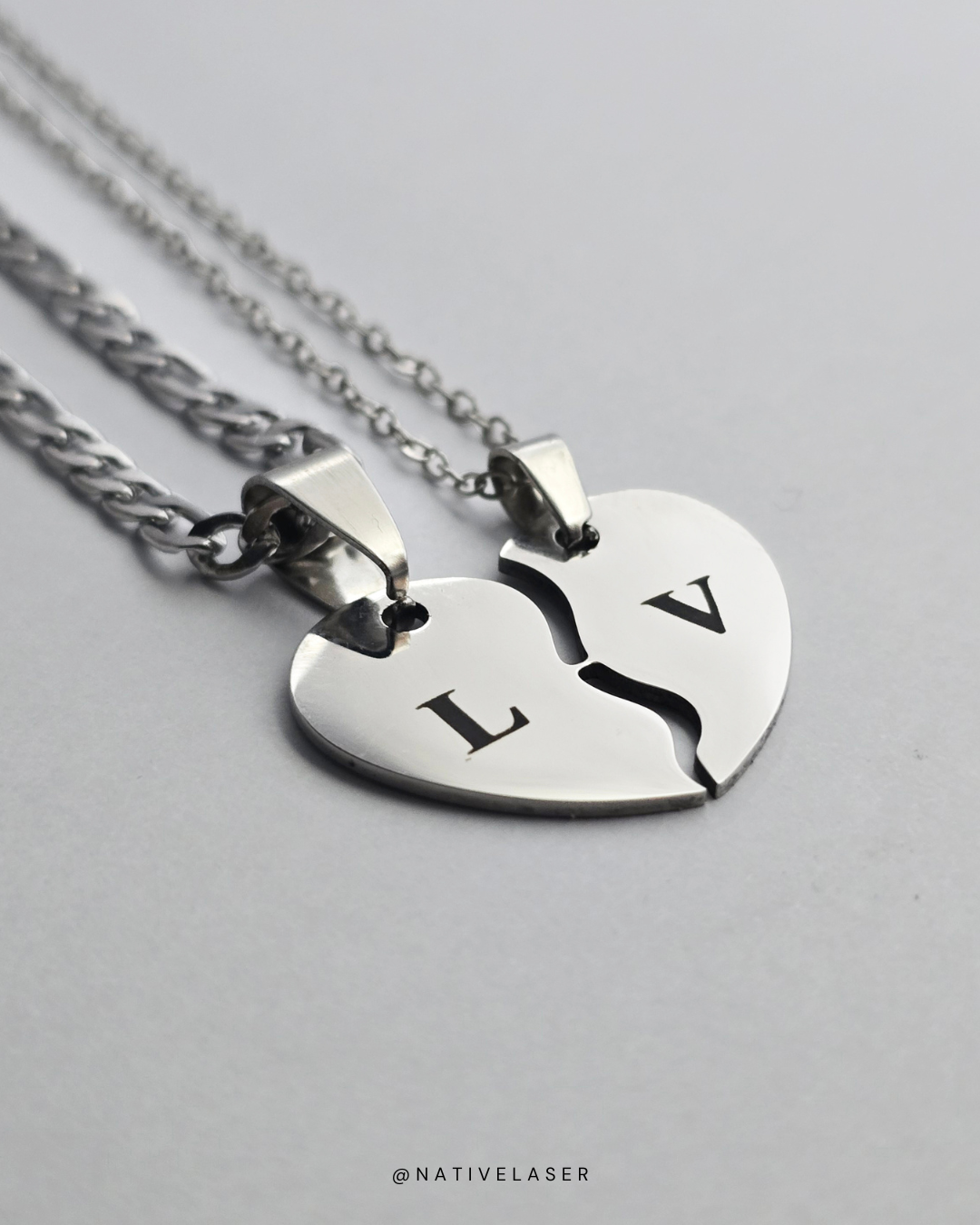 Cadenita de corazón Personalizada