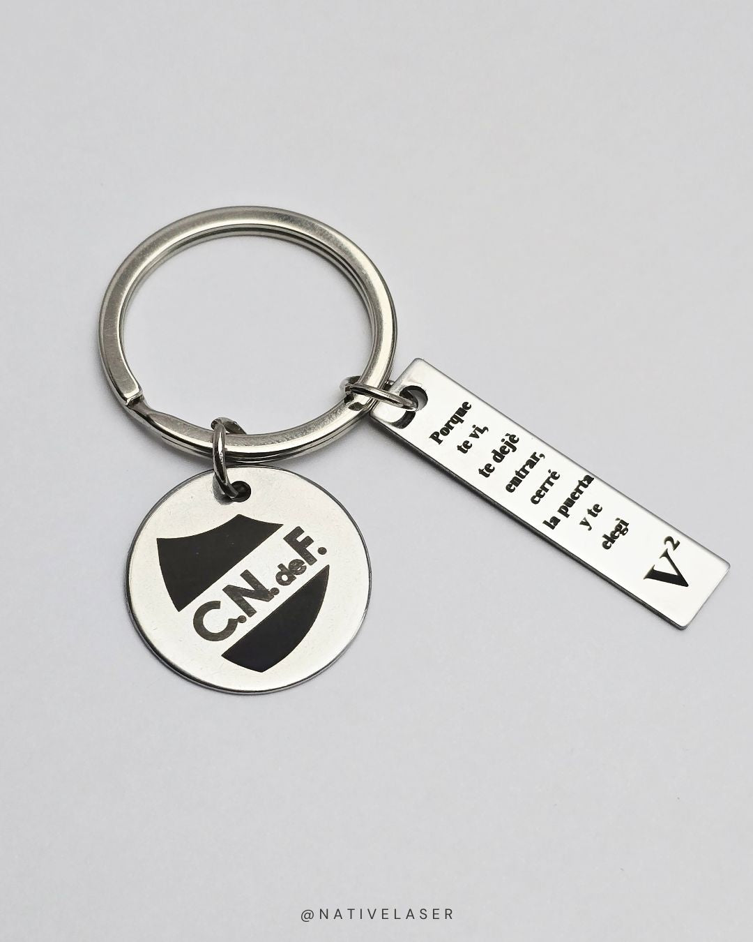 Llavero Grabado Personalizado